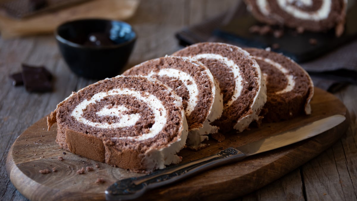 Roulés au chocolat et noix de coco