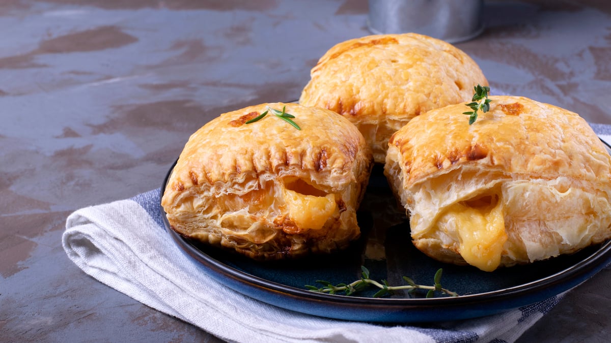 Feuilletés au jambon et à la mozzarella pas chers