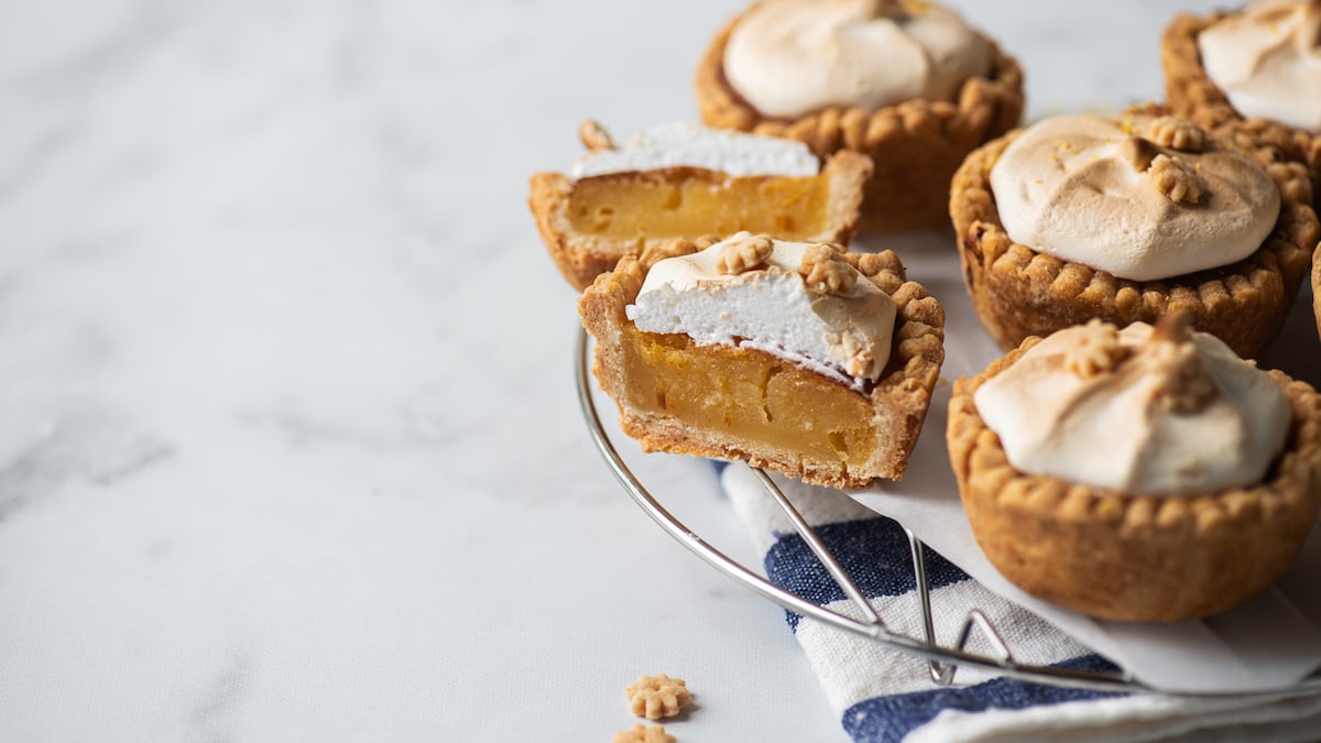 Tartelettes aux spéculoos et crème de citron