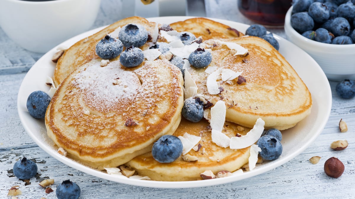 Pancakes à la noix de coco