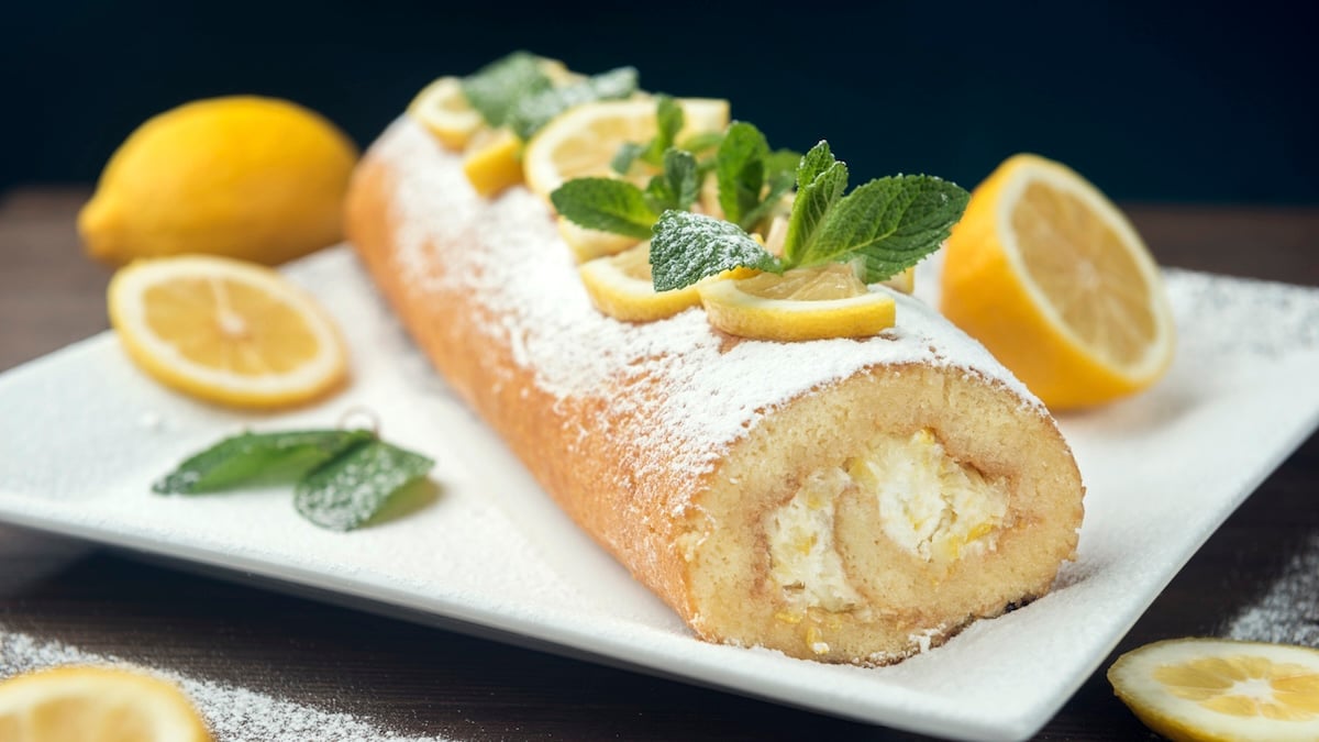 Bûche facile au citron