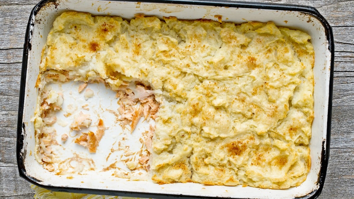 Gratin dauphinois au saumon