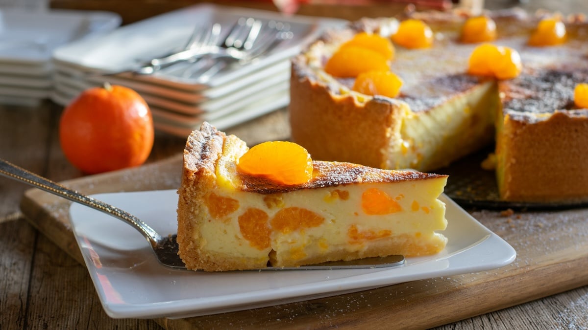 Flan aux mandarines