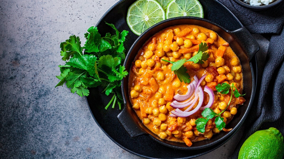 Curry végétarien de pois chiches