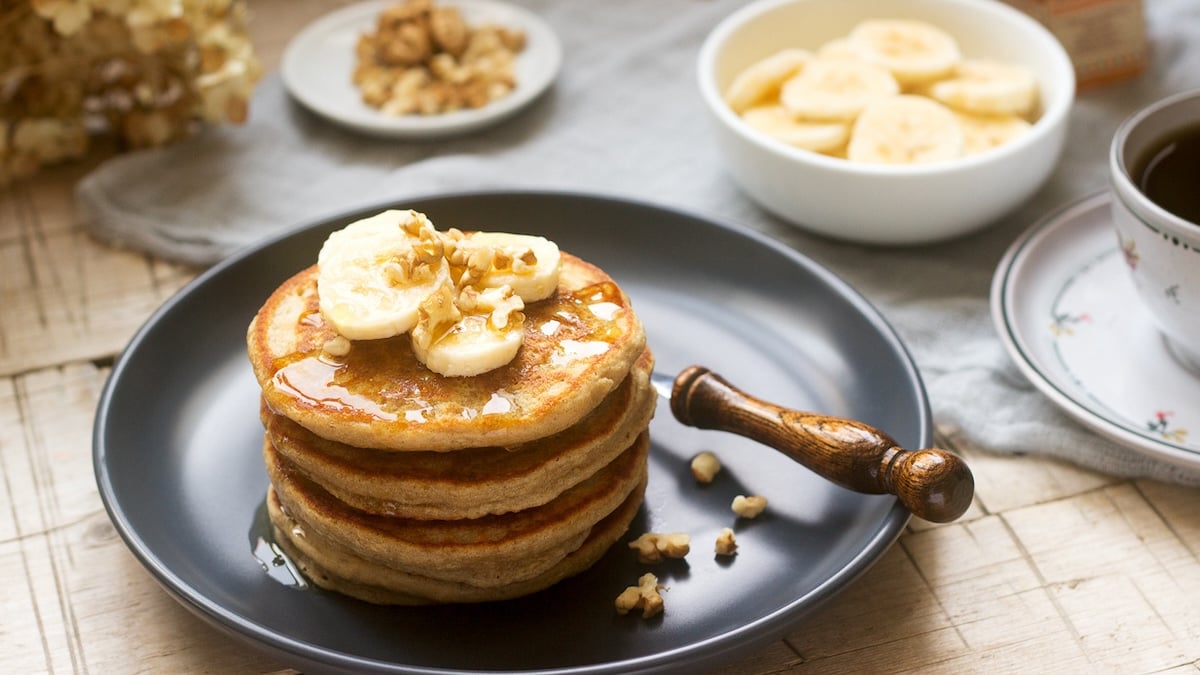 Pancakes de bananes faciles et rapides