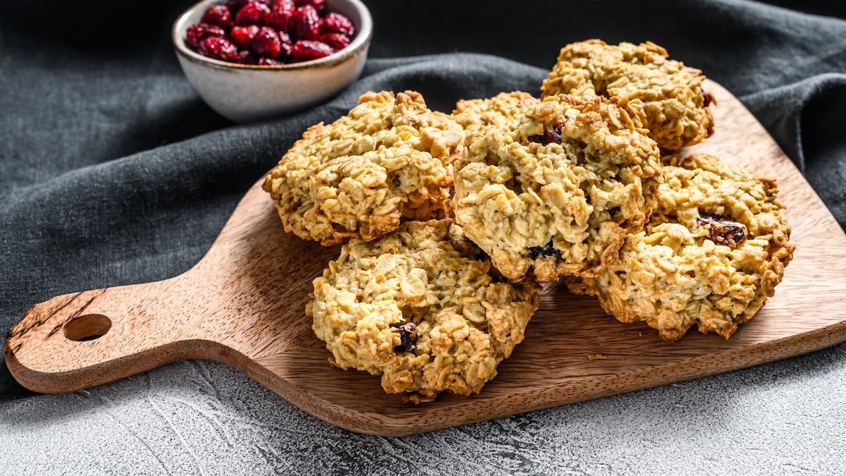 Cookies healthy aux flocons d'avoine