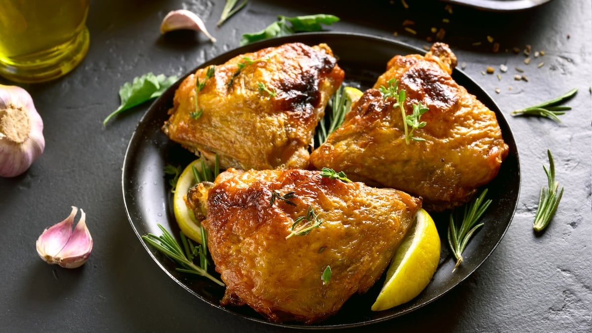 Poulet à la libanaise au citron et épices