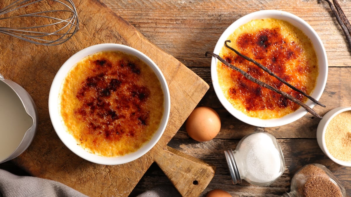 Crème brûlée de Cyril Lignac