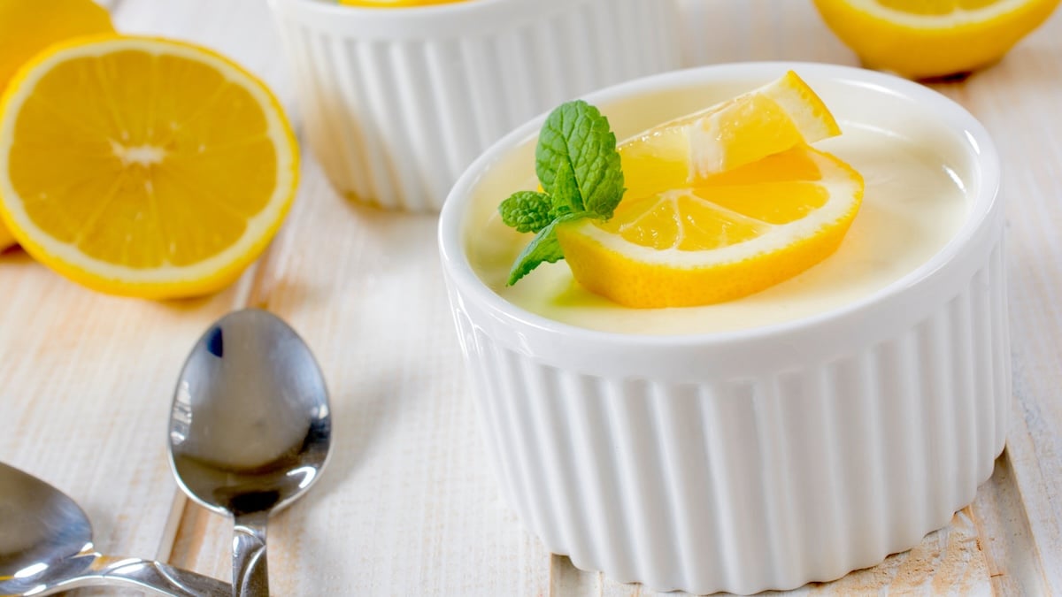 Mousse healthy au citron