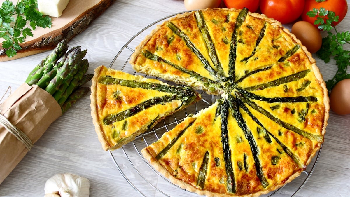 Quiche aux asperges