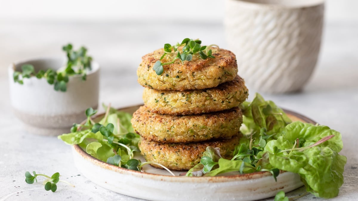 Galettes de brocoli au fromage