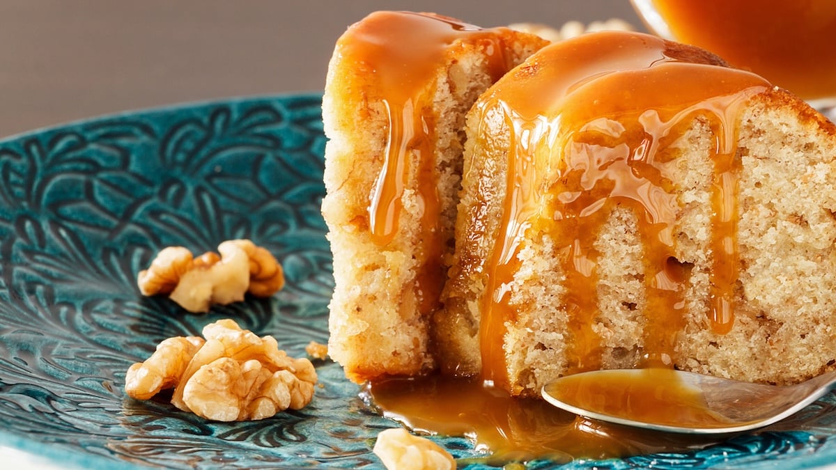 Gâteau fondant au caramel beurre salé