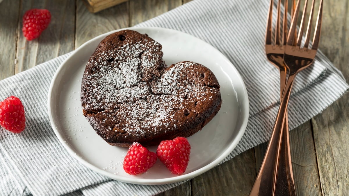 Fondant au chocolat sans gluten ni matière grasse