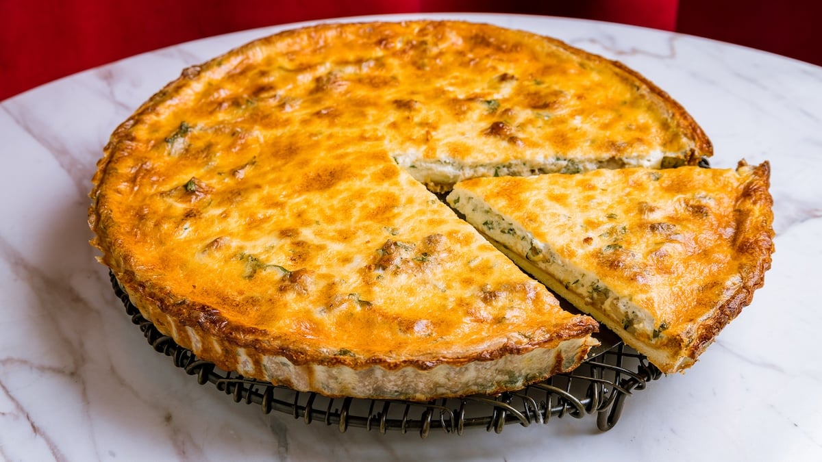 Quiche pas chère au thon et aux tomates