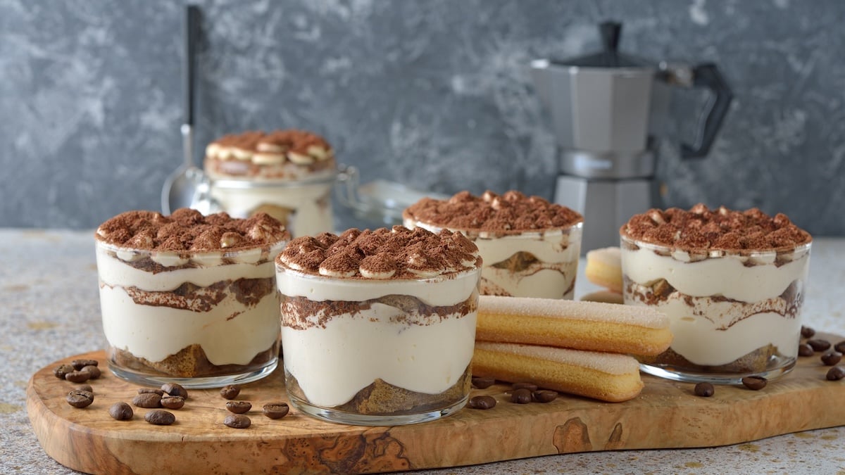 Tiramisu léger au fromage blanc