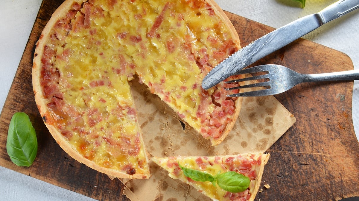 Quiche lorraine de Philippe Etchebest