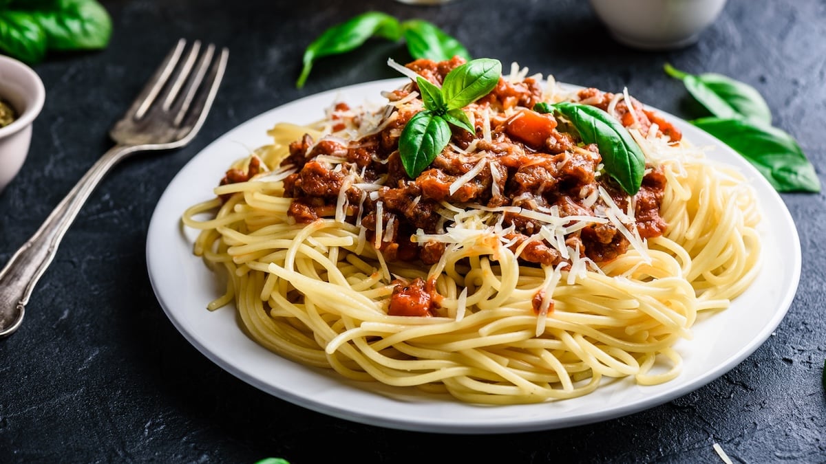 Pâtes à la bolognaise de Norbert Tarayre