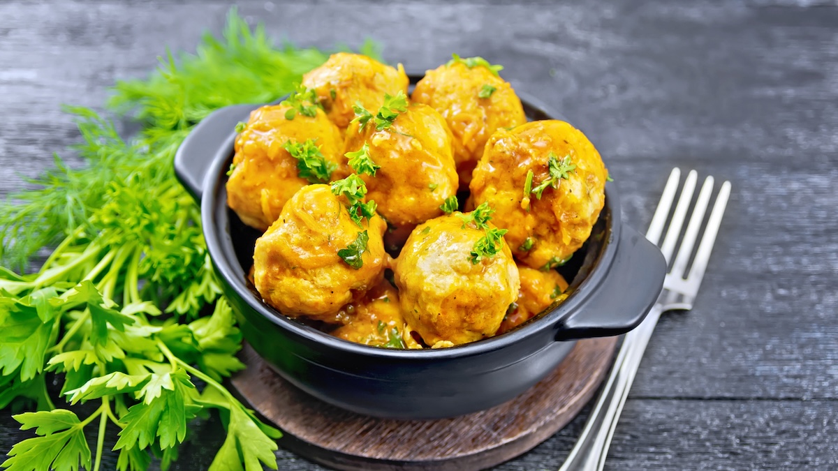 Boulettes de poisson sauce curry