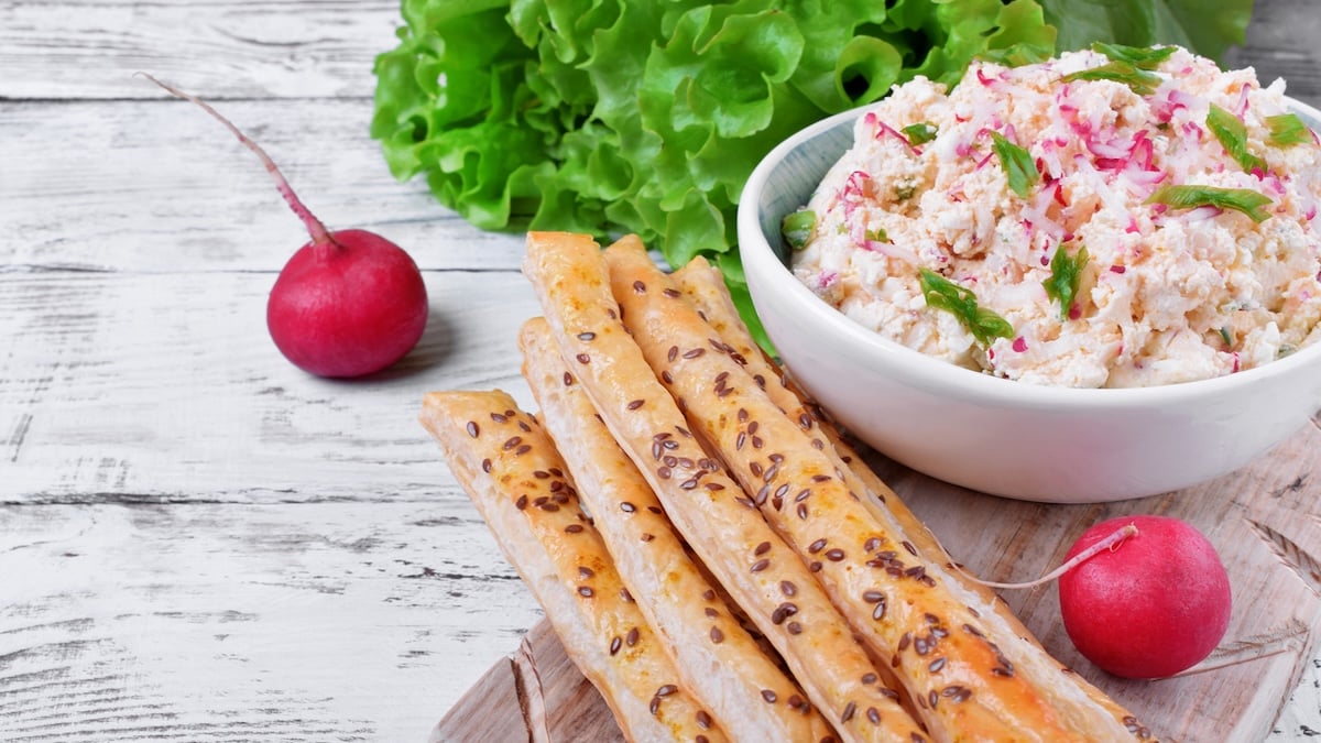 Rillettes de radis au chèvre frais