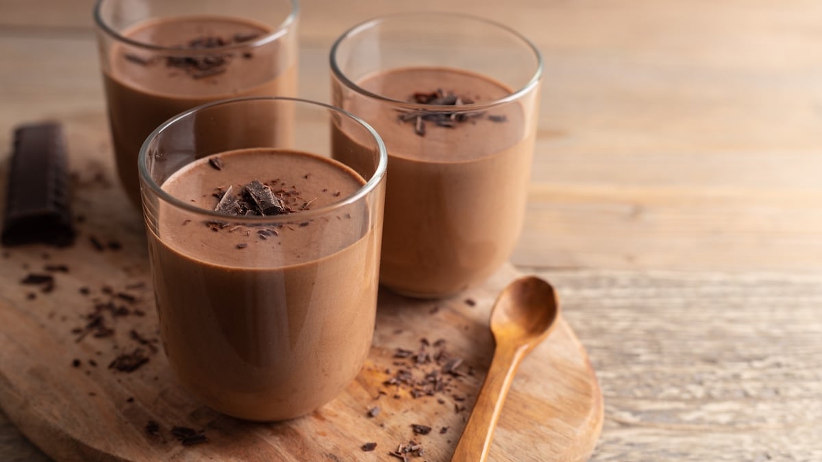 Mousse au chocolat sans sucre