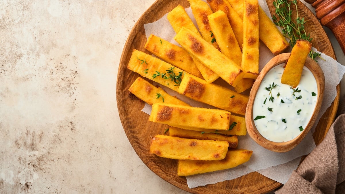 Frites de polenta faciles
