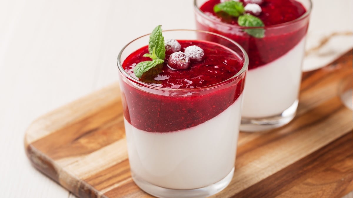 Panna cotta au lait de coco