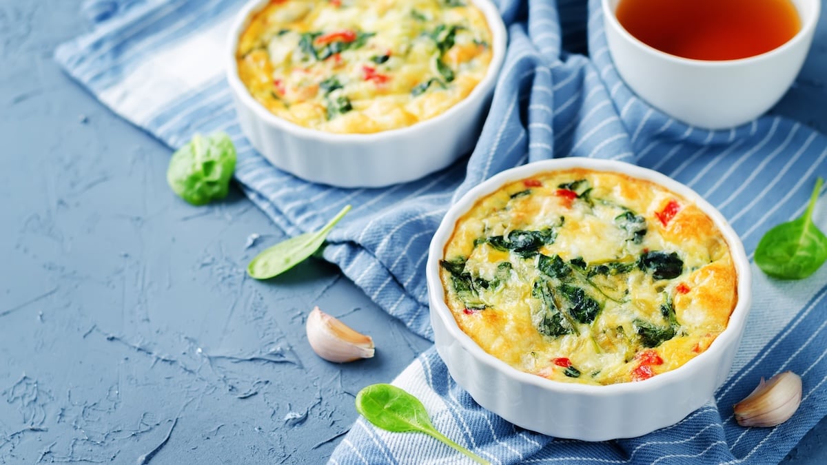 Flan salé au parmesan