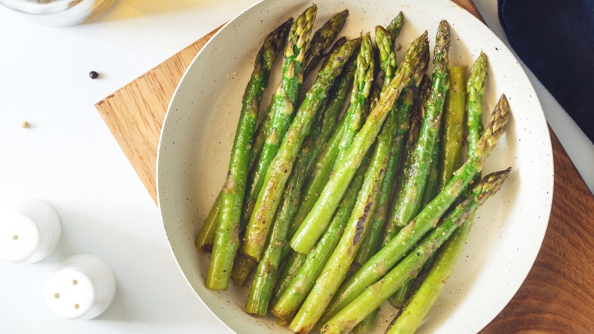 Asperges rôties au parmesan