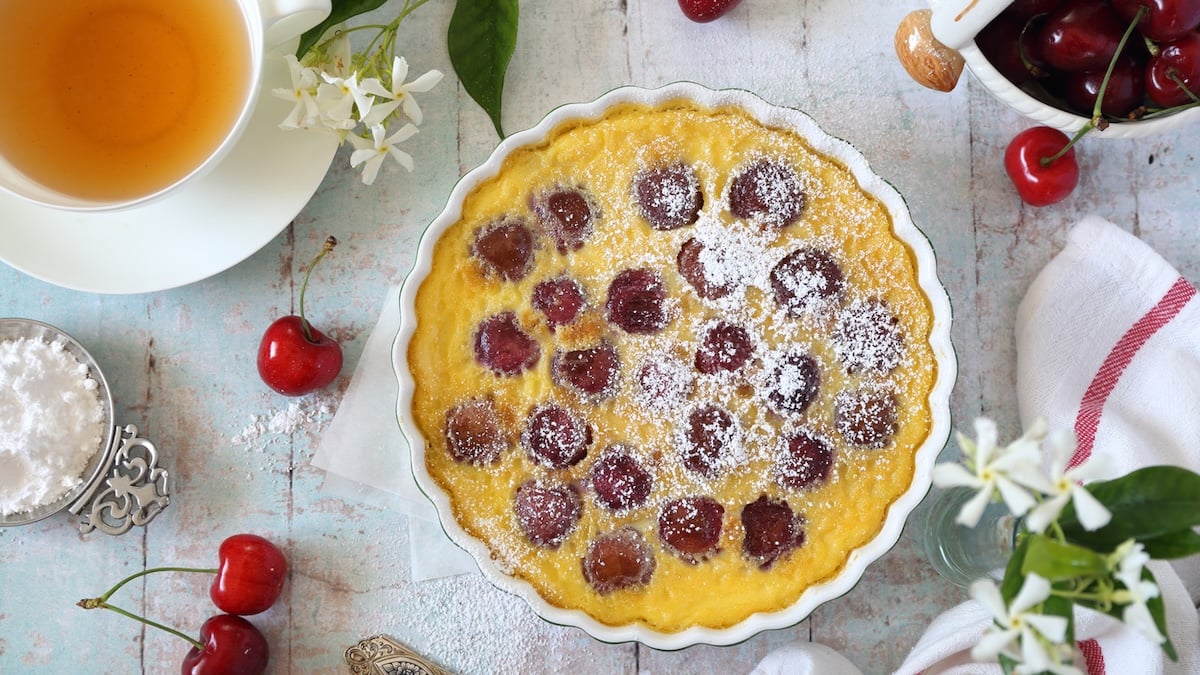 Flan aux cerises