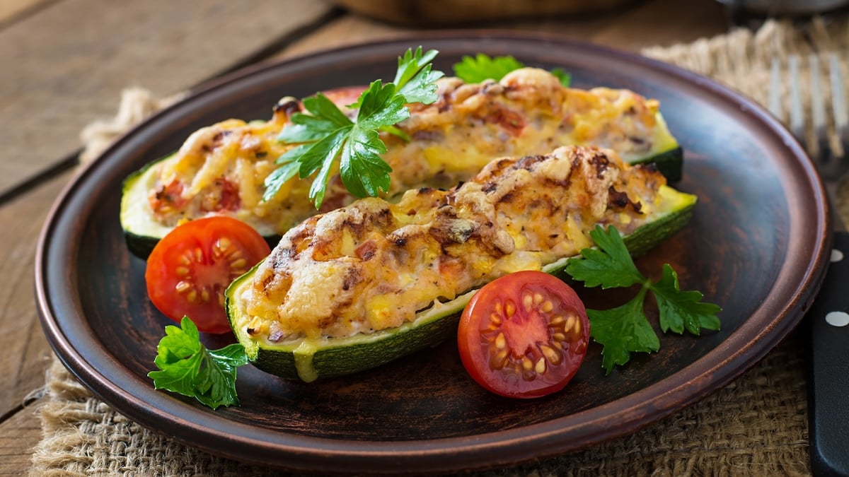 Courgettes farcies pas chères