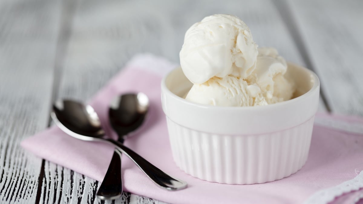 Glace au yaourt facile sans sorbetière - Recette