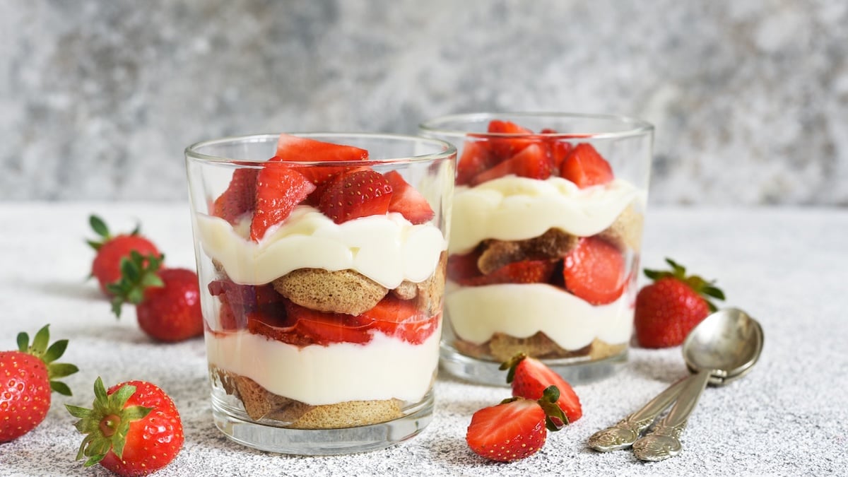 Tiramisu fraises citron de Cyril Lignac