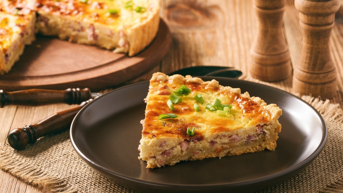 Quiche lorraine légère