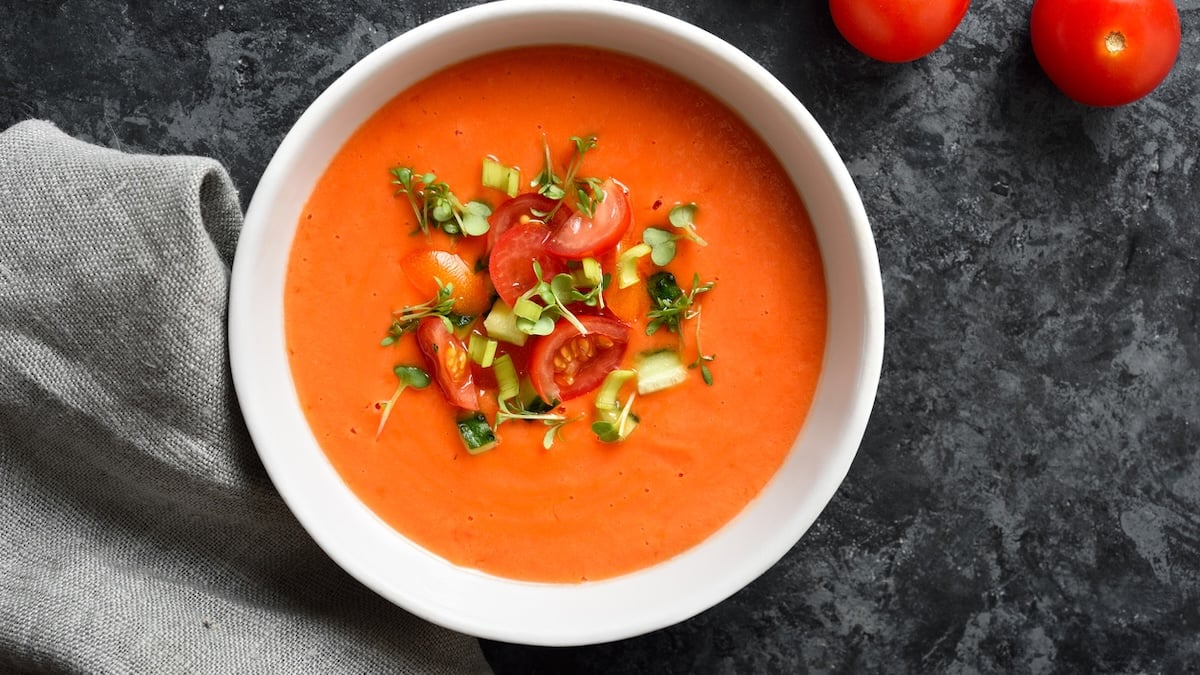 Gaspacho facile et rapide