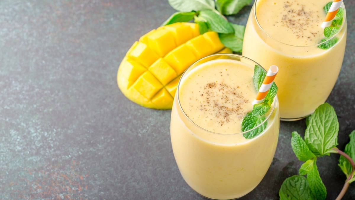 Lassi à la mangue facile