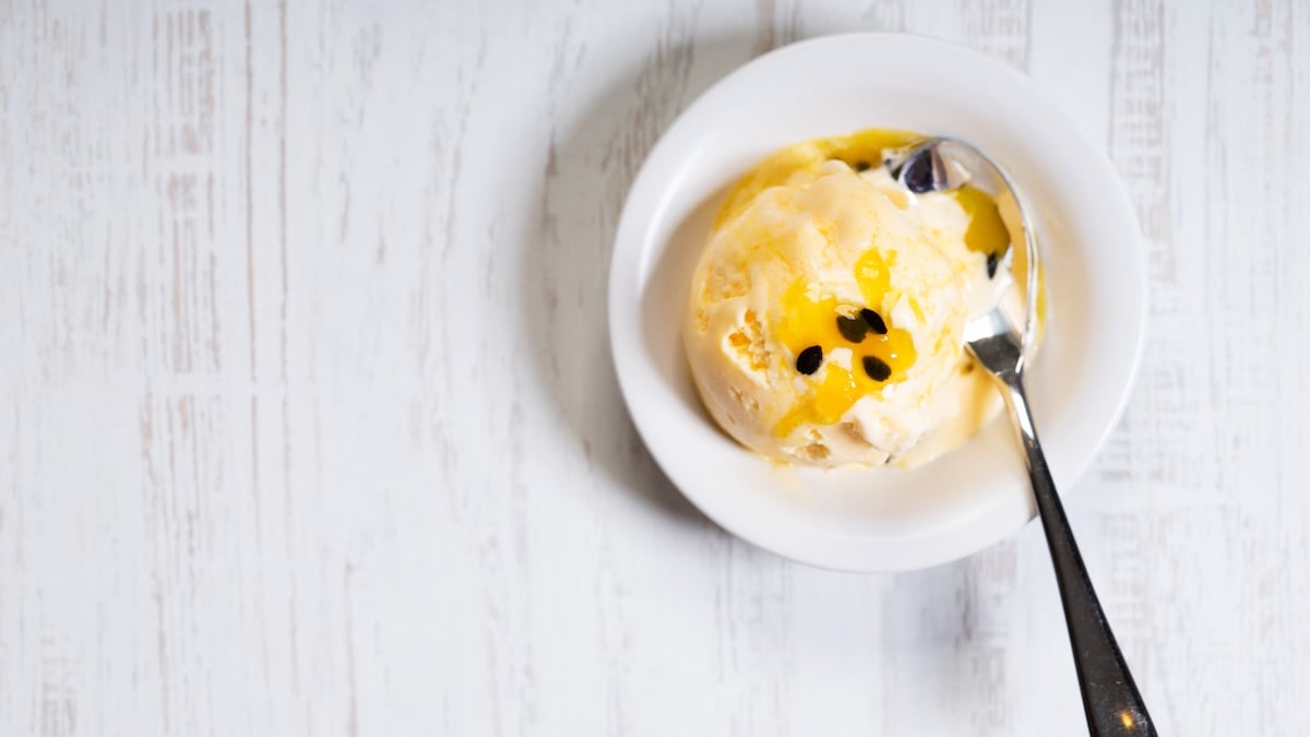 Sorbet au fruit de la passion facile