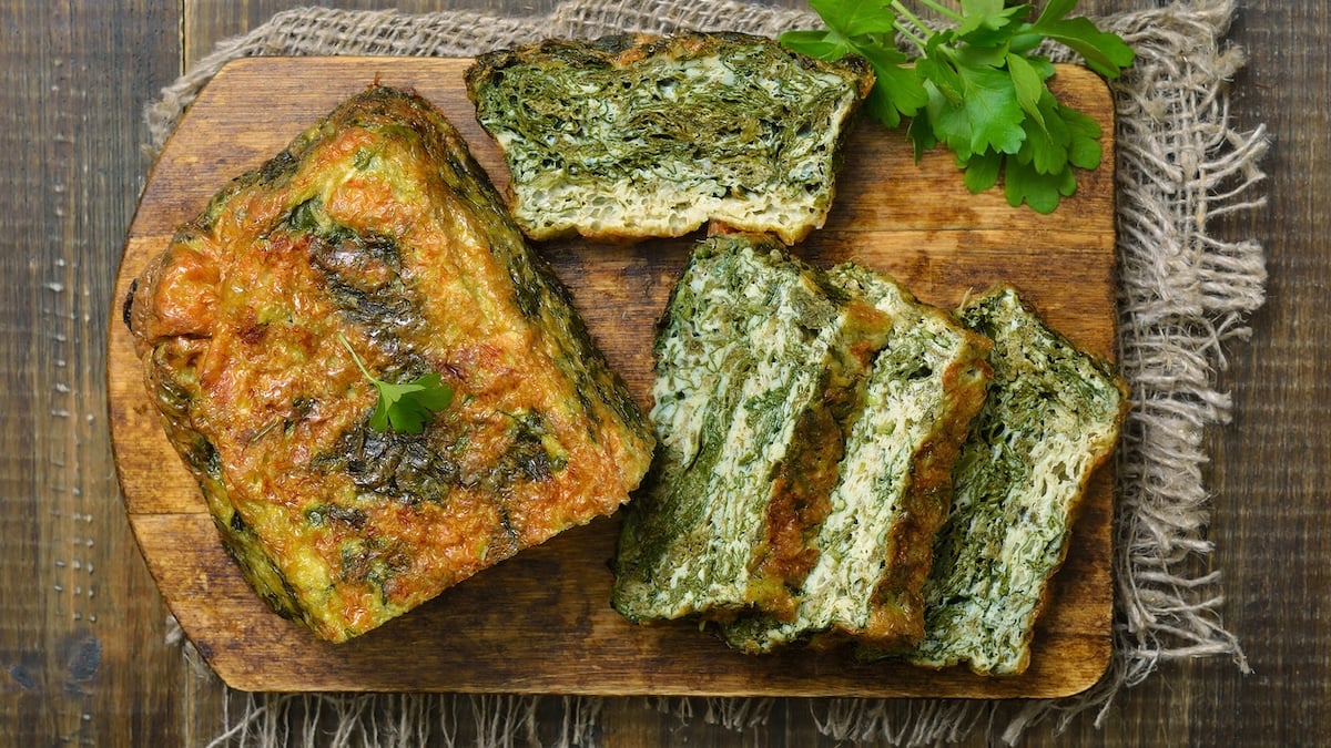 La recette facile du cake salé aux épinards et au chèvre pour...