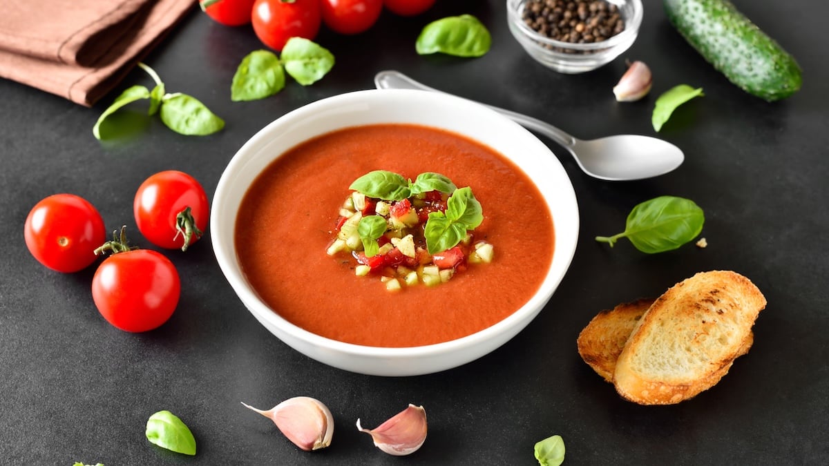 Gaspacho de tomates cerises