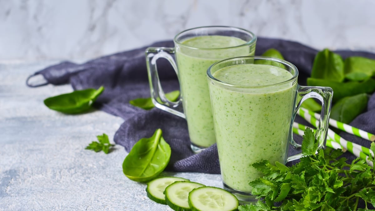 Soupe froide de concombre