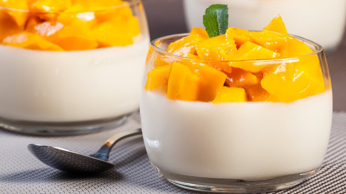 Verrines mangue coco