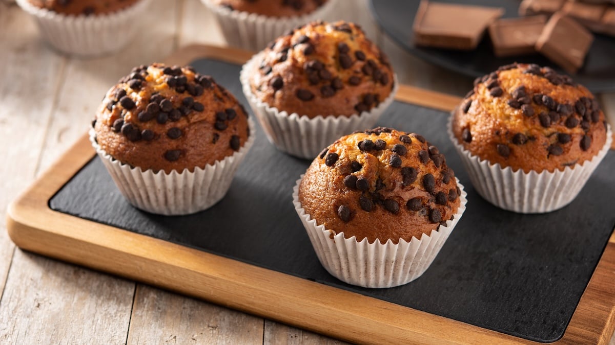 Muffins chocolat noisettes