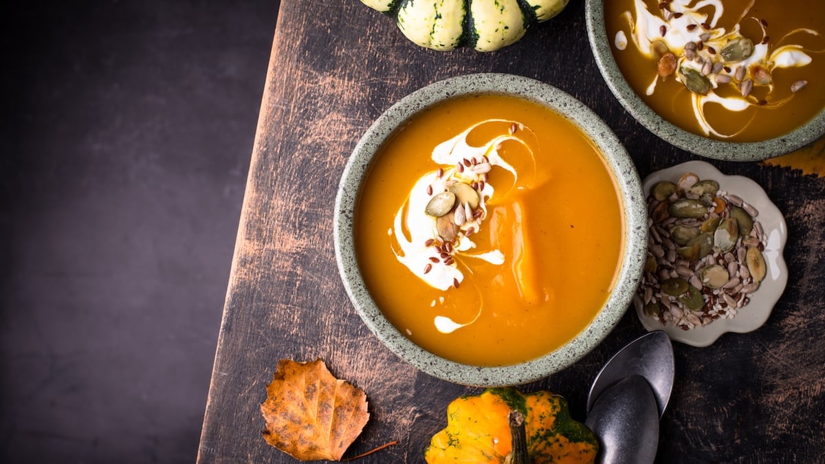Soupe potiron châtaigne