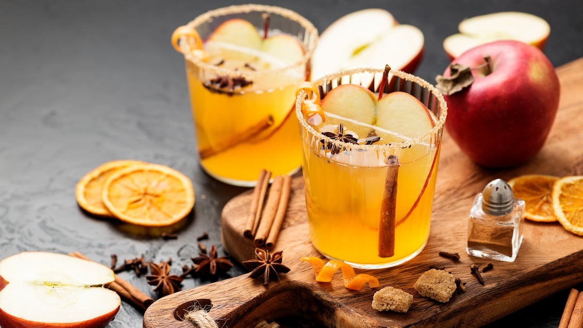 Sangria blanche aux pommes sans alcool