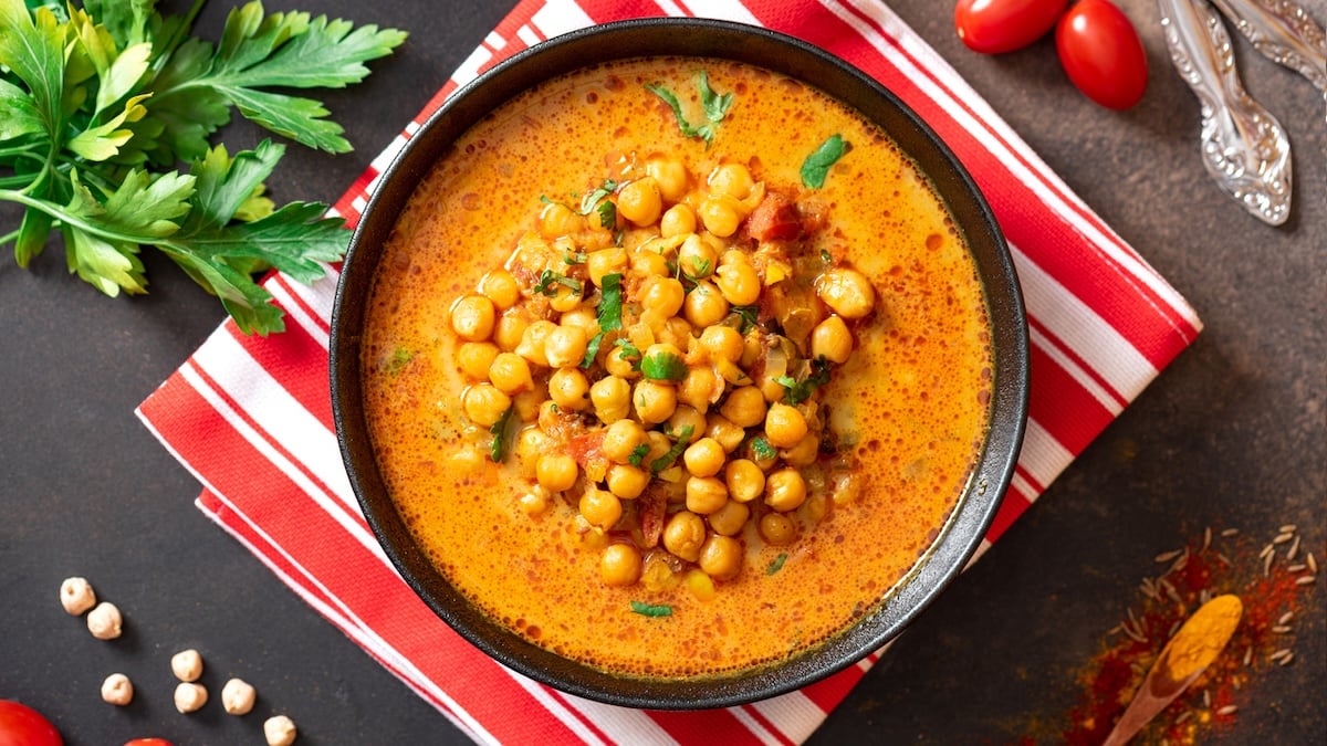 Curry de pois chiches express