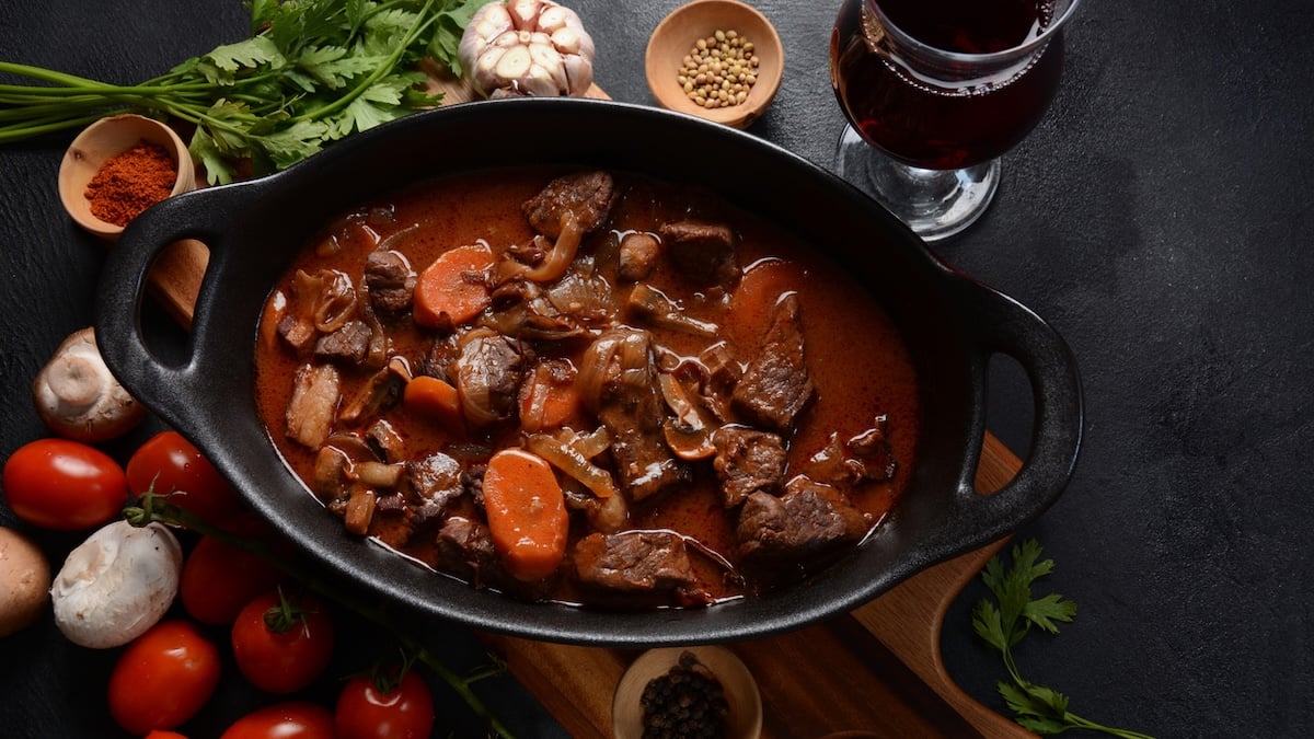 Boeuf bourguignon traditionnel