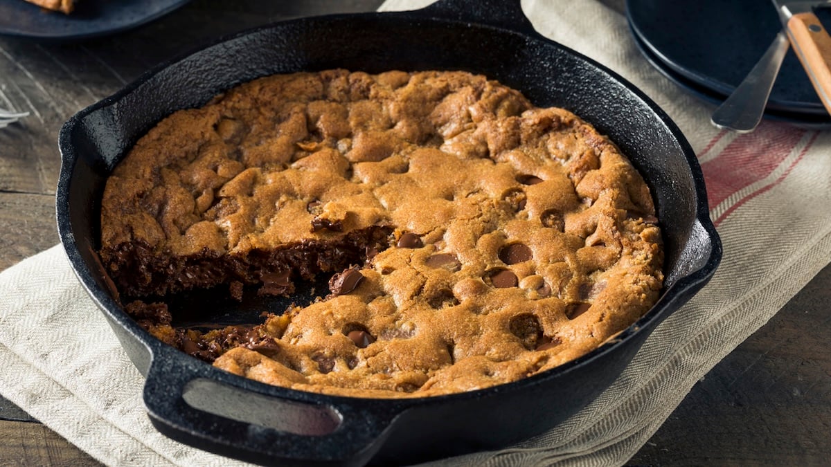 Cookie géant aux pépites de chocolat à partager