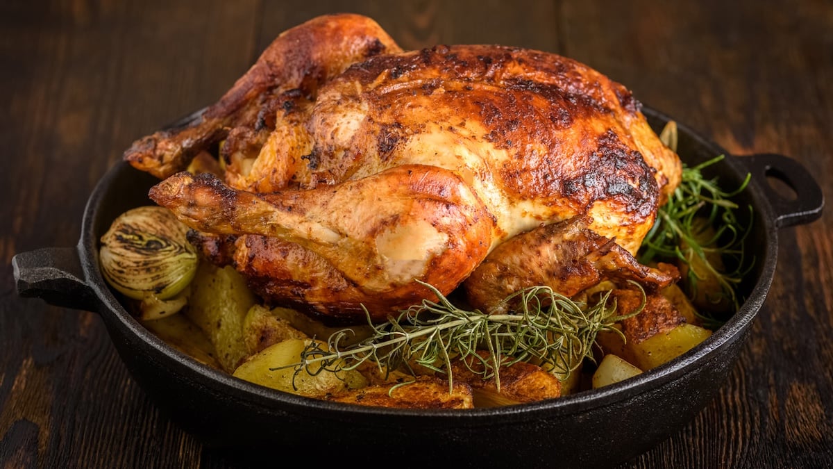 Poulet rôti au miel et moutarde ultra-moelleux