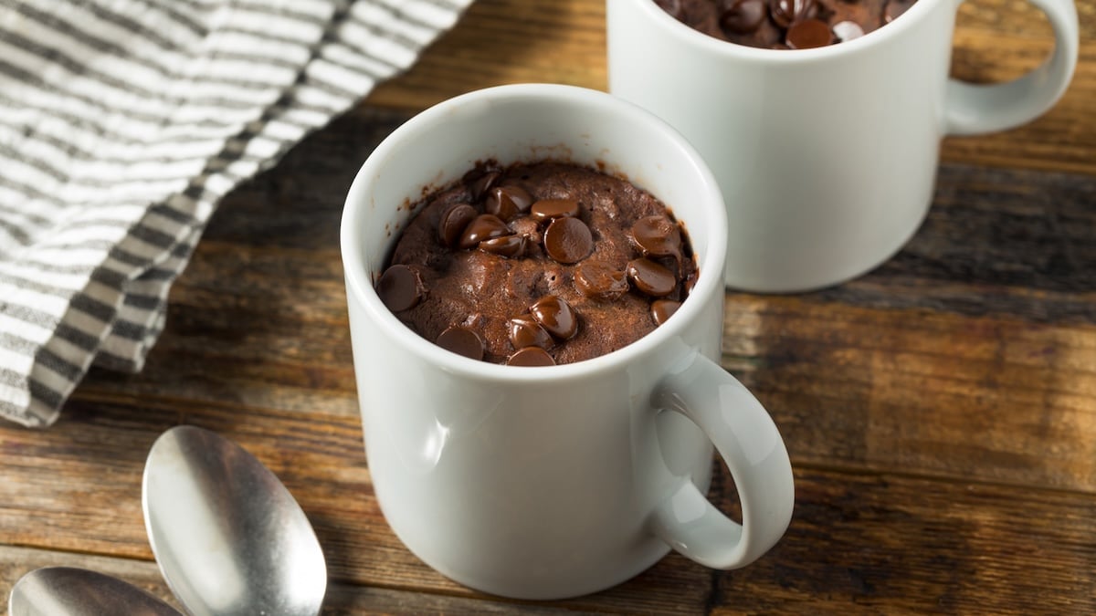 Mug cake au chocolat minute