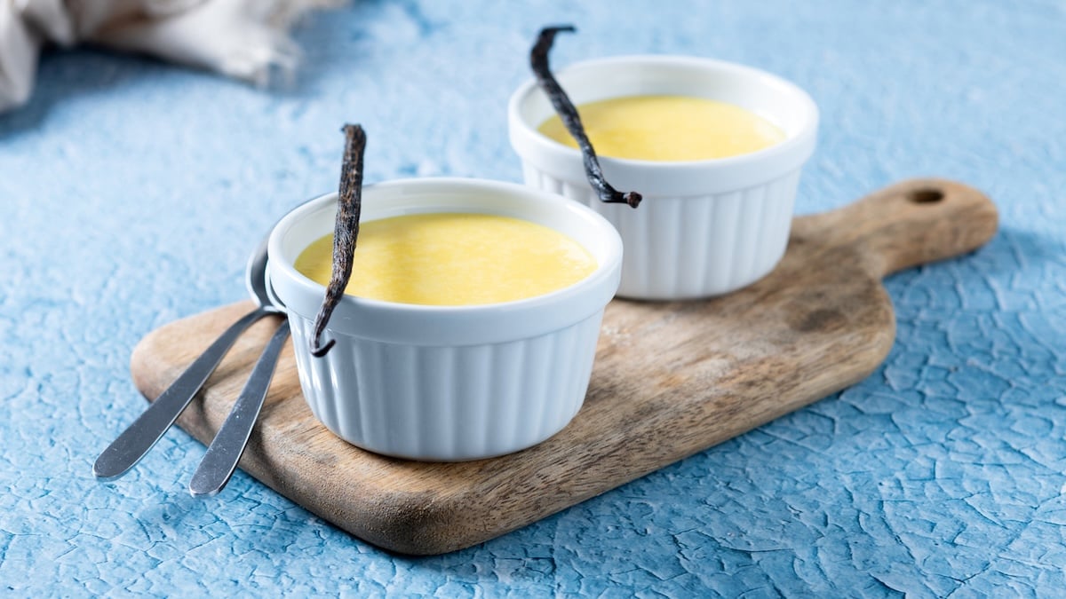Flan vanille express sans pâte