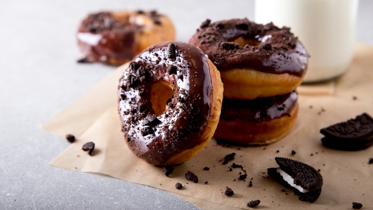 Donuts au four nappage chocolat